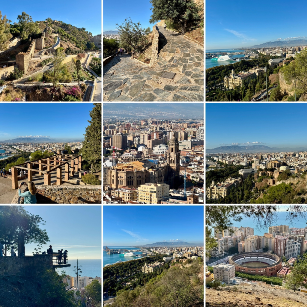 the path to Castle of Gibralfaro